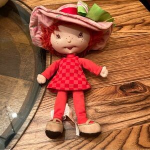 Vintage Strawberry Shortcake Plush Doll 12” by Ban Dai